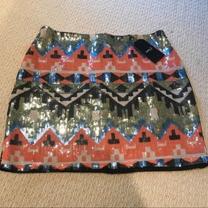 New! Very J Sequin Skirt